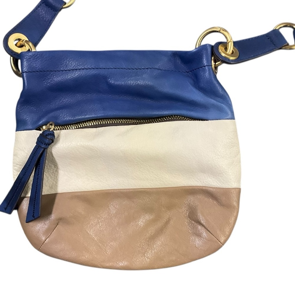 ๐โ B. Makowsky Leather Crossbody | Colorblock Cool ๐ผ - Picture 2 of 6